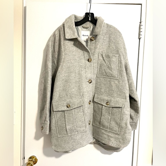 Madewell Belrose Shirt-Jacket NWT - Picture 6 of 9